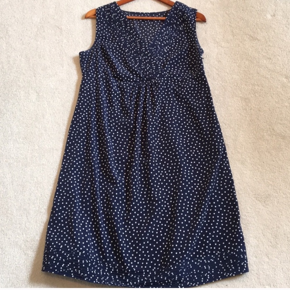 MATERNITY! Blue Polka Dot Dress from GAP